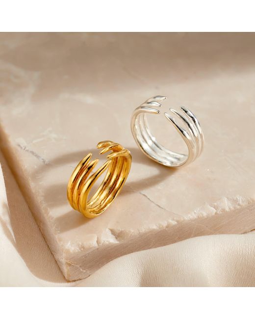 Posh Totty Designs Metallic Talon Open Ring