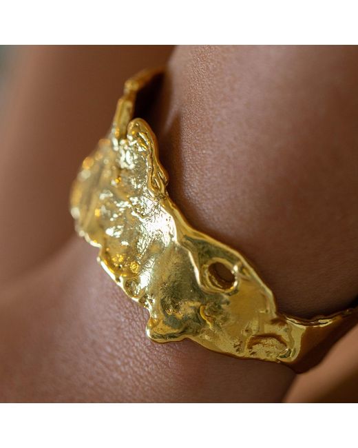 EVA REMENYI Metallic Talisman Moon Bracelet