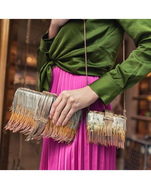 Simitri Metallic Ombre Petit Bag