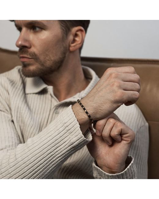 Harbour Uk Brown Yule Viking Rope Bracelet for men