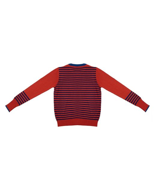 Lo Neel Fred Fire Striped Sweater Crewneck Jumper