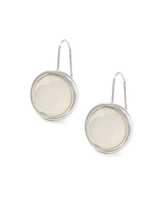Hye Jane Jewelry Metallic Cream Catseye Parsons Earrings