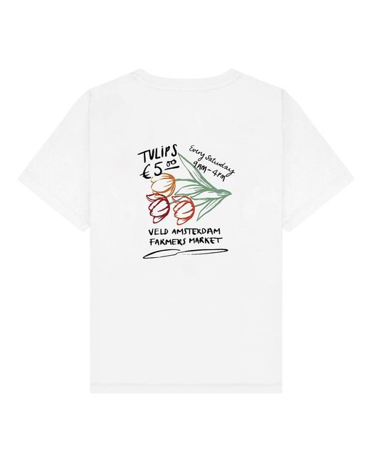 VLD White Griffith Noordermarkt T-Shirt