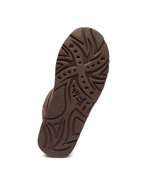 EverAu Australia Brown Dusky Leather Platform Short Boots