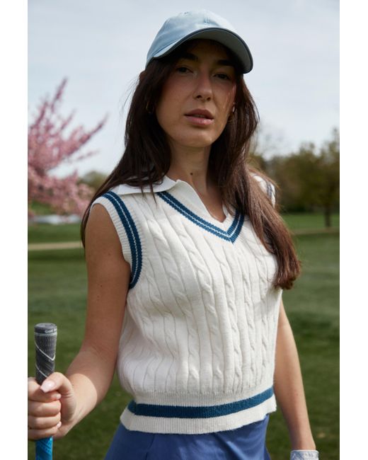 Victoria Paulsen Blue Anne Sweater Vest