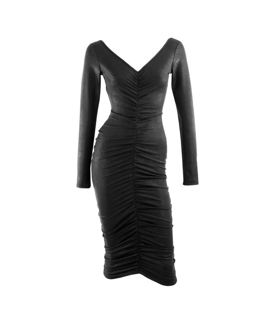 Me & Thee Chit-chat Bodycon Dress in Black | Lyst