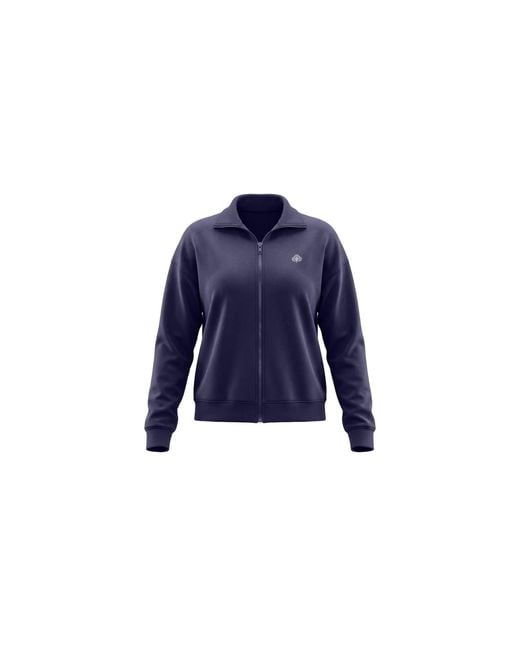 Be Athletica Blue Varsity Athletica Full-Zip Sweatshirt