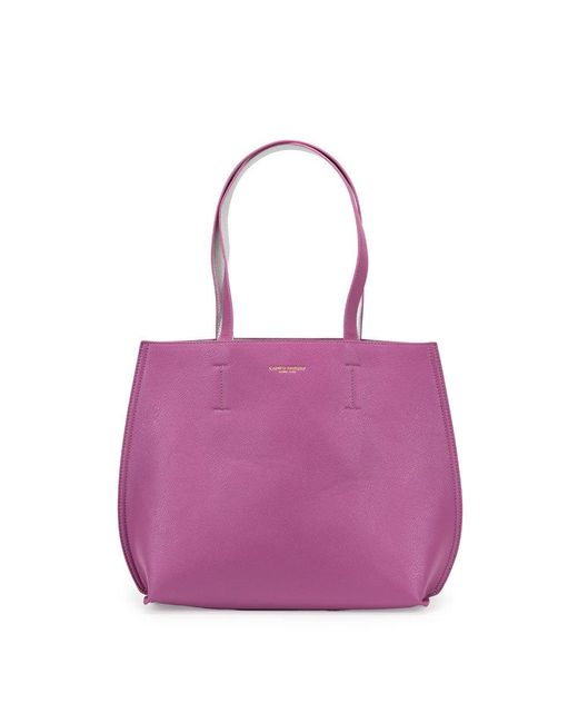 CAMPO MARZIO Roma 1933 Purple Iconic Midi Tote Bag