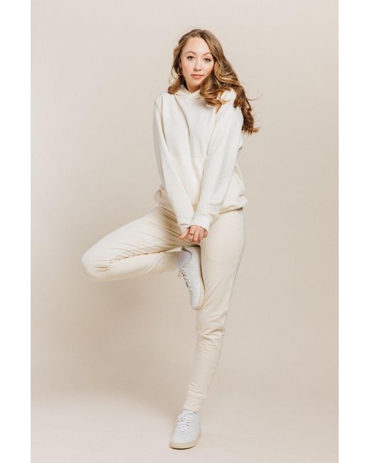 Ocio Leisurewear White Classic Softcore Jogger