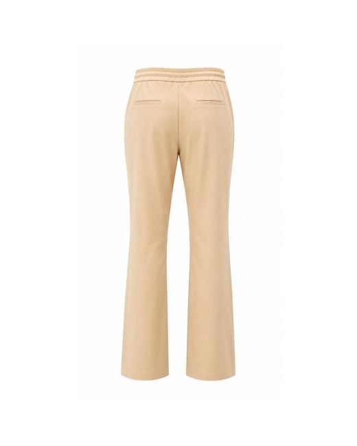 DAVID WEJ Natural Neutrals Ashford Relaxed Loose Fit Drawstring Trouser for men