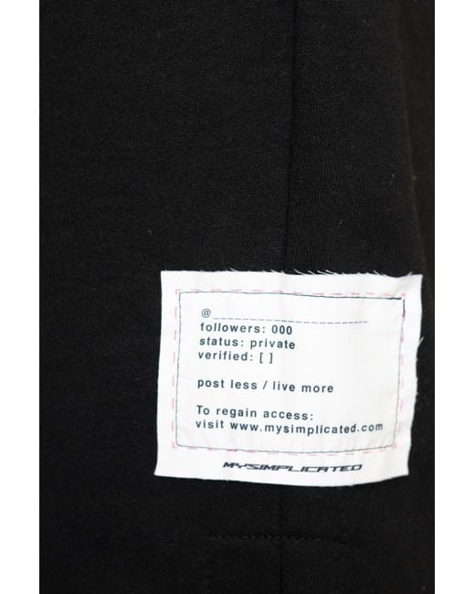 mysimplicated Black Bermuda for men