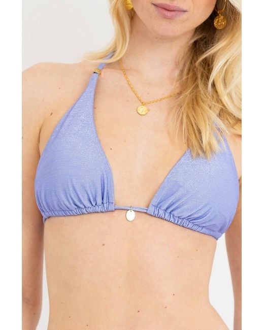 Leyla Maya Ltd Blue Millie Bikini Top