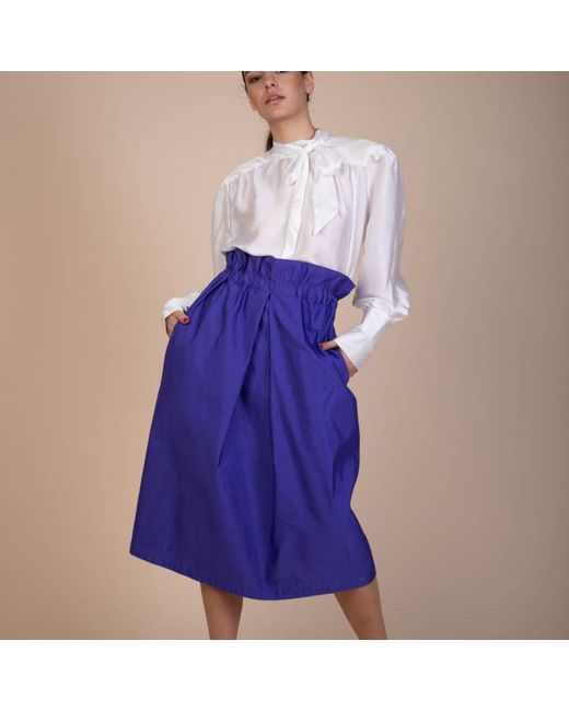 NUMBAT Blue Ava Long Skirt