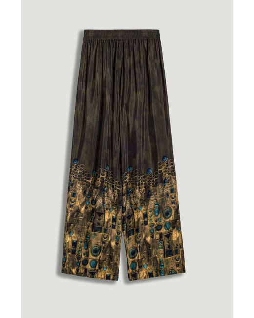 Nocturne Multicolor Printed Straight-Leg Pants
