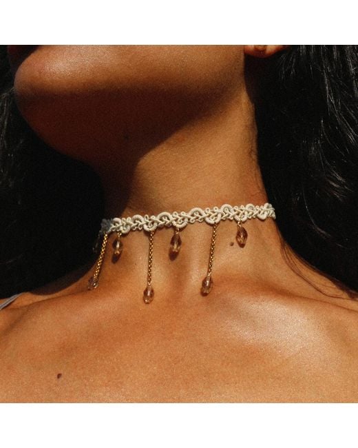 Marquise Swim Metallic Necklace