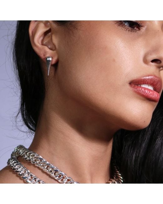 Vicki Sarge Metallic The Single Stud Earrings