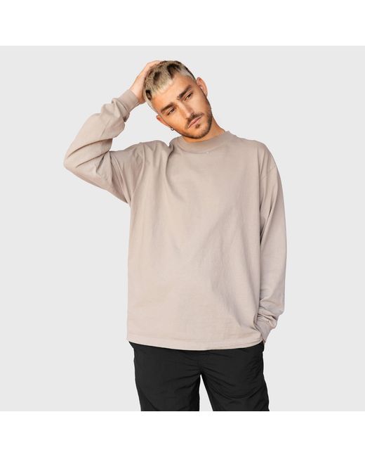 Dont Eat the Homies Gray Neutrals Deth Long Sleeve for men
