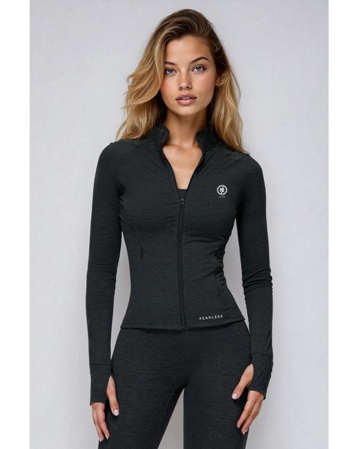 Nr Active Black Fearless Performance Zip Jacket
