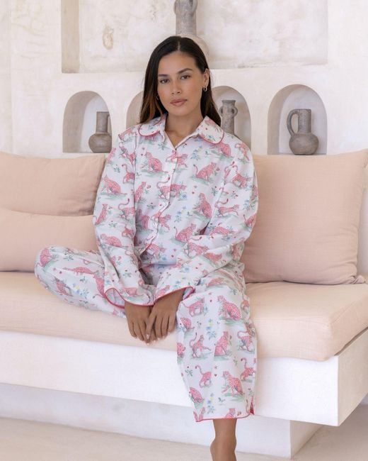 Love Letters X Pink Layla Long Pj Set