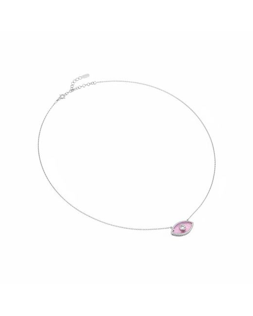 By Virgo White Evora Necklace