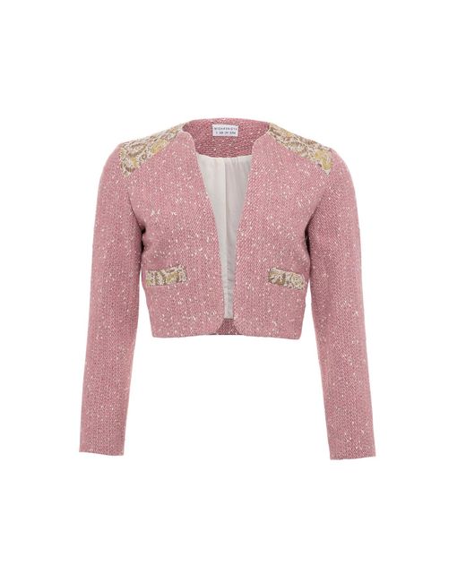 Misha Vaidya Pink Alexa Jacket