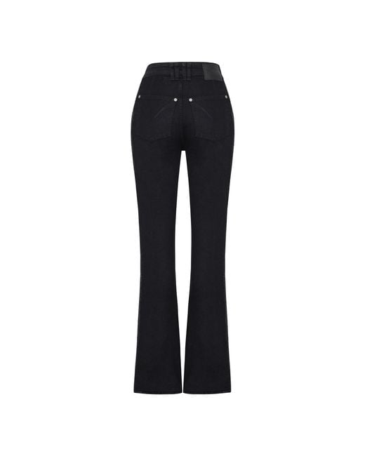 Pcfg Black Flare Denim Pant
