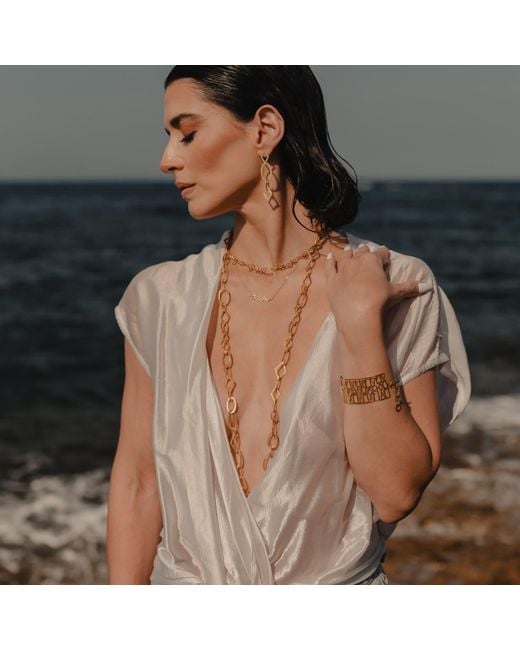 Myrto Katramadou Jewellery Metallic Harmony Matte Earrings