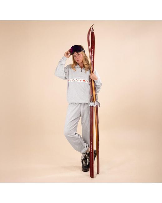 VLD White Runyon Après Ski Quarter-Zip