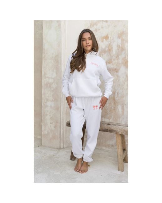 Love Letters X White I Love Bows Sweatpants