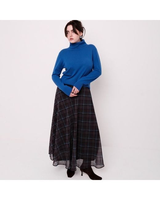 Porridge Knitwear Blue Cashmere Anne Poloneck