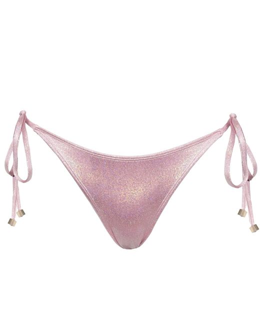 Enez Swim Pink Nova Scrunch Bikini Bottoms