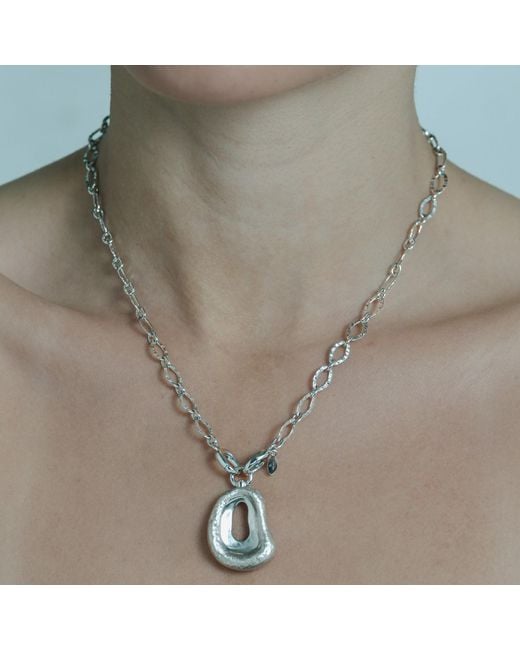 Onia Metallic Amla Form Charm