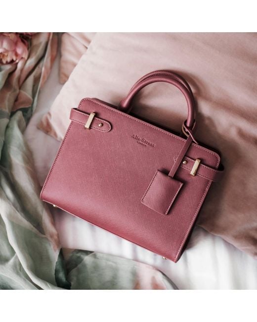 Alie Street London Purple Derby Occasion Handbag