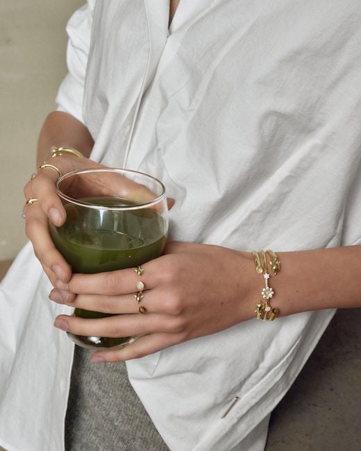 Freqnc Atelier Metallic Dolphin Bangle