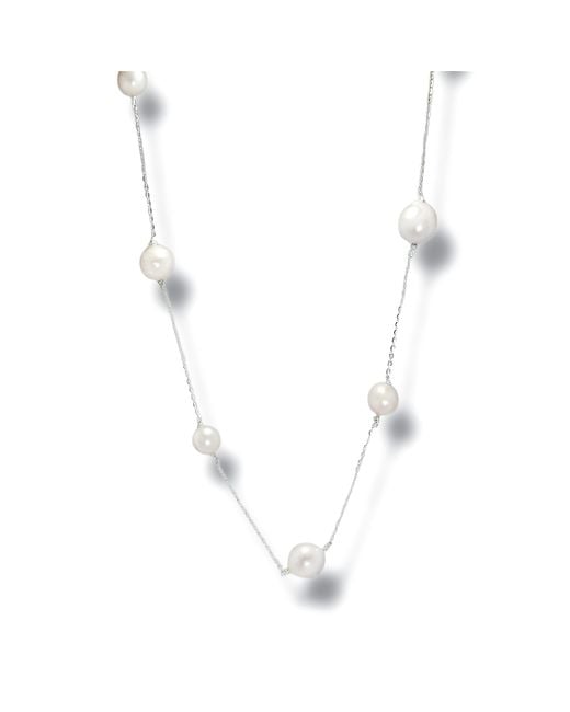 Ninemoo Metallic Luminous Pearl Necklace