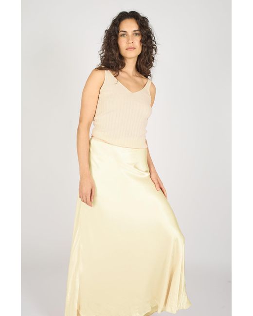 Traffic People Yellow Neutrals Wisdom Whispers Sade Skirt