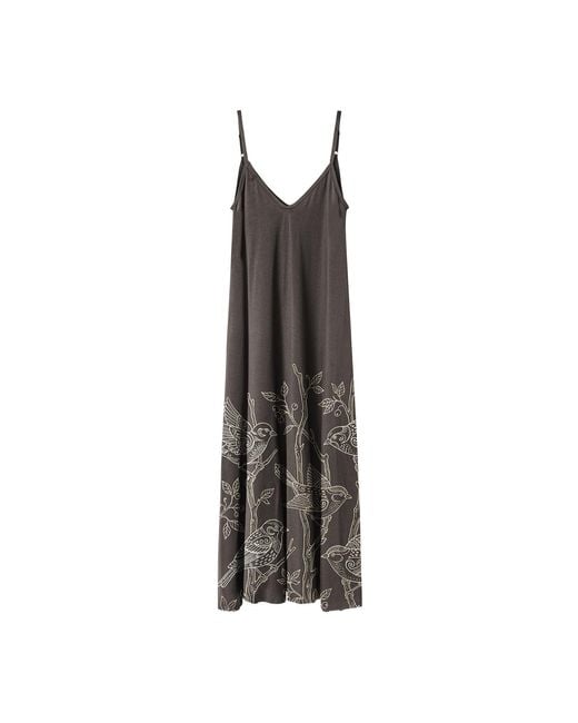 Aloha From Deer Brown Songbirds Maxi Dress