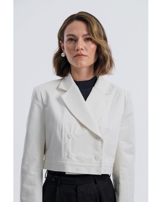 Baltér White Pantelleria Lait Blazer