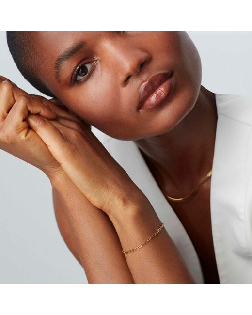 Muru Metallic Mini Paperclip Bracelet