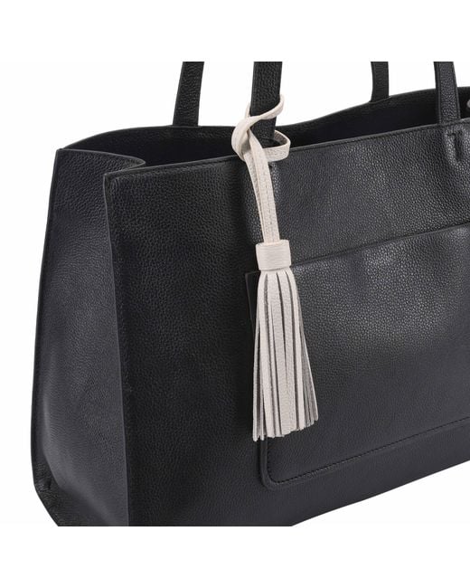 Lloyd Baker Black Eleanor Leather Tote Bag