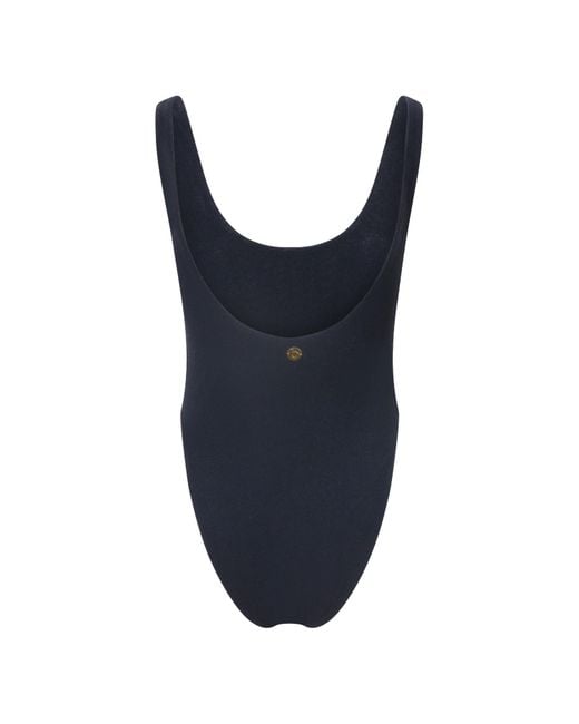 Blake Swimwear Blue Scoop Swimsuit