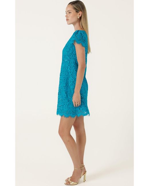 SACHA DRAKE Blue Lucinda Shift Dress