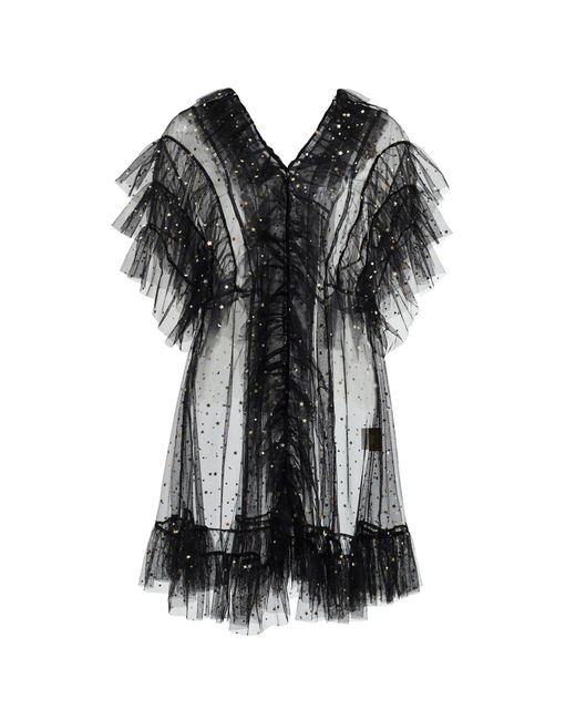 By Moumi Tulle Babydoll Black Star