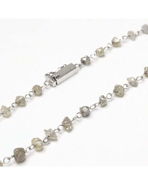 Rahul's Jewels Metallic 7 Genuine Diamond Rough Bracelet