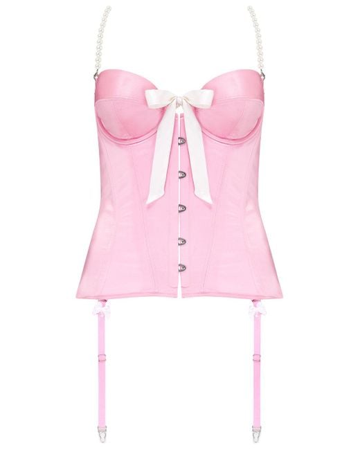 Scarlett Gasque Pink Pearl-Basque Corset