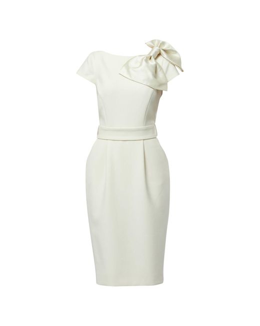 Helen Mcalinden White Neutrals Jane Ivory Dress
