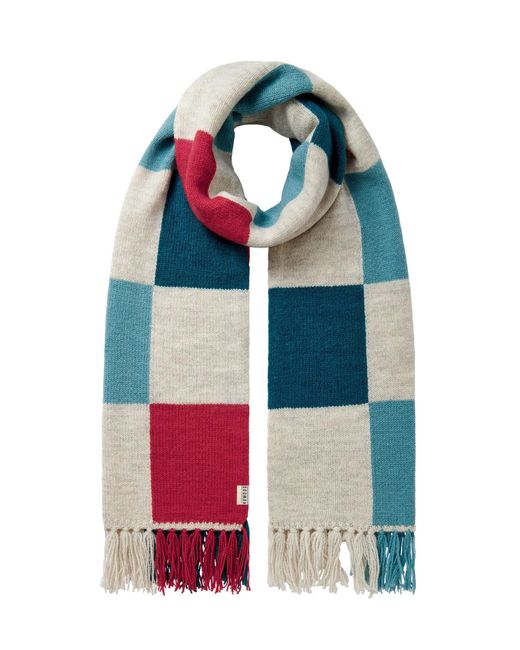 Komodo Blue Iris Oversized Wool Scarf