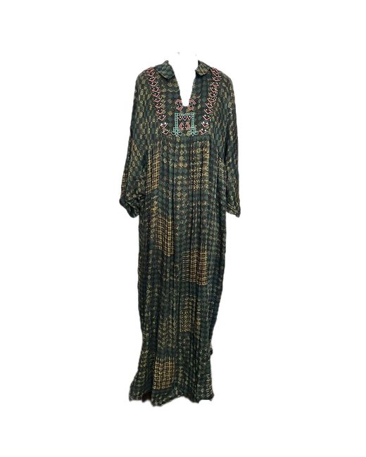Sr by Sonali Raman Green Lola Dk. Kaftan
