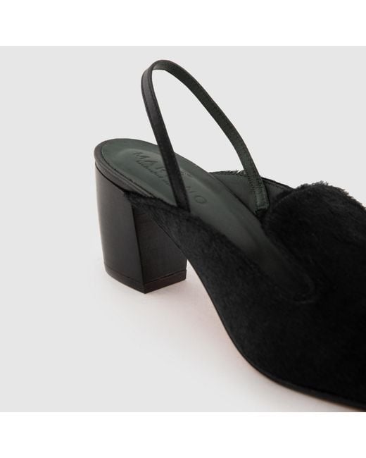 Mariano Shoes Black Belém Pump Fur Effect