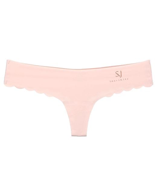 Smart and Joy Pink Rose Luna Charm Soft Seamless Invisible Panty Trio Perfect Finish